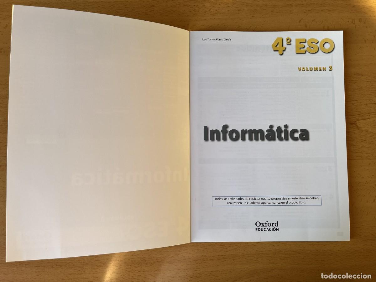 Libros de segunda mano: Pack Inform&aacute;tica 4&ordm; ESO Oxford Adarve - Foto 17