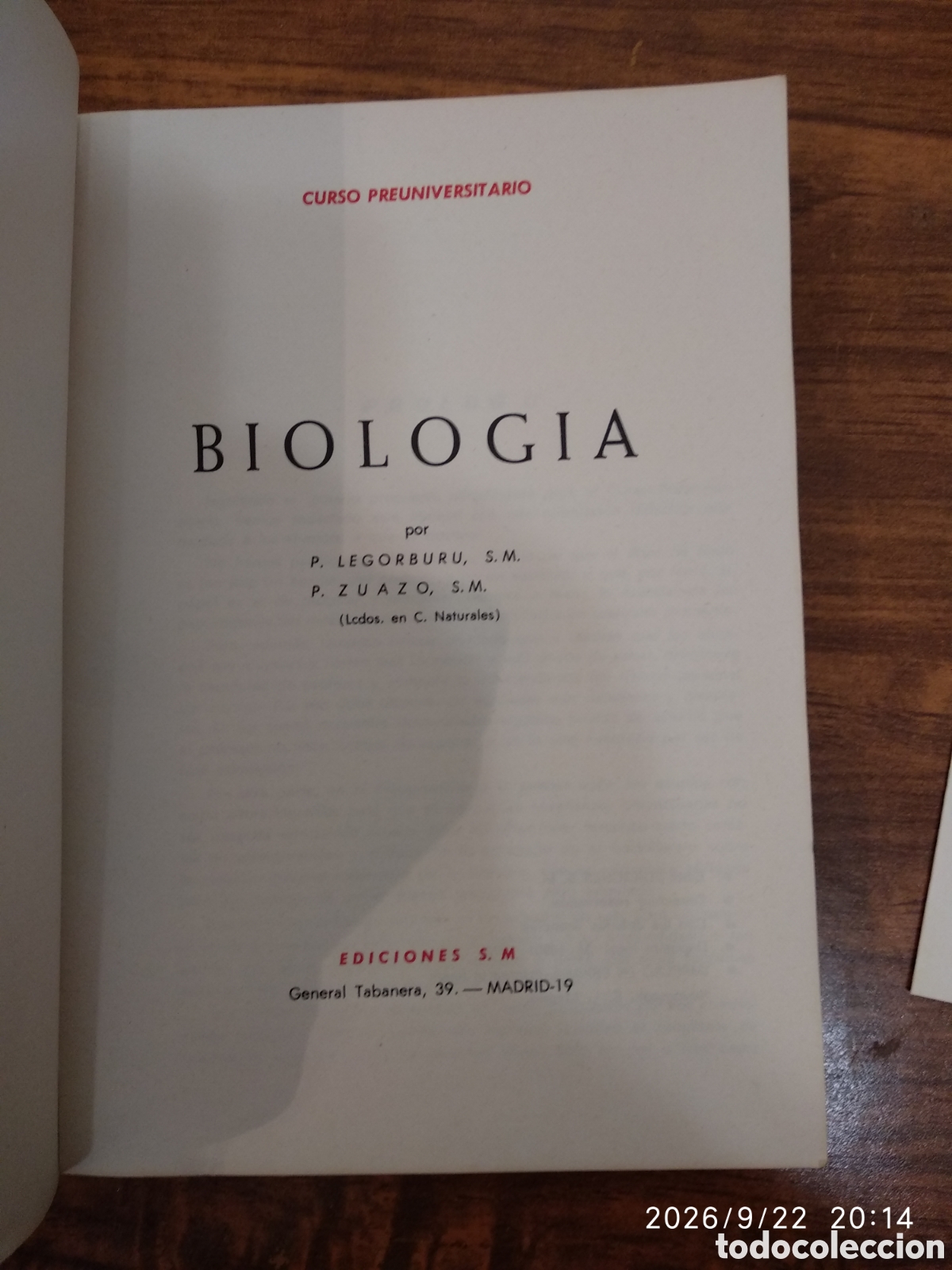 Libros de segunda mano: Biolog&iacute;a curso preuniversitario - Foto 13