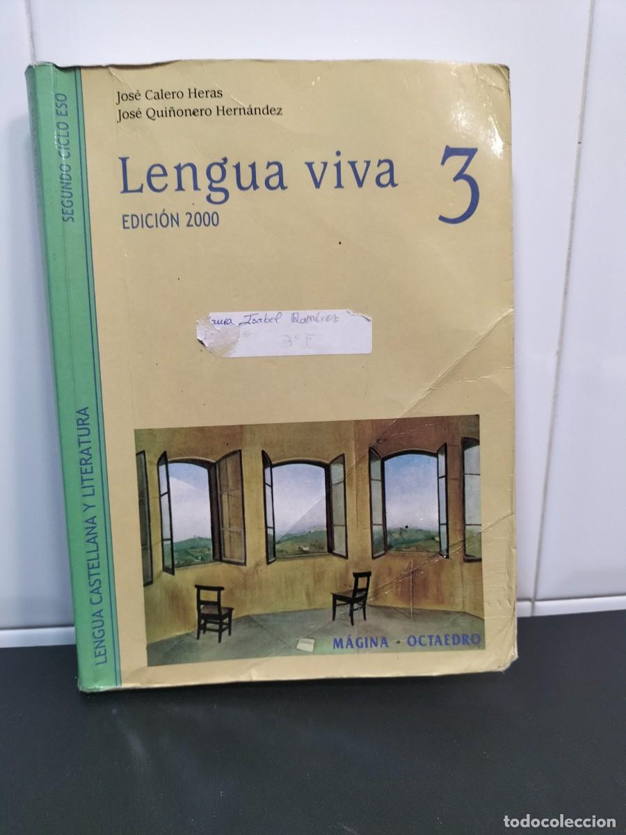 Libros de segunda mano: Libro texto Lengua viva 3 edici&oacute;n 2000 - Magina Octaedro - Foto 1