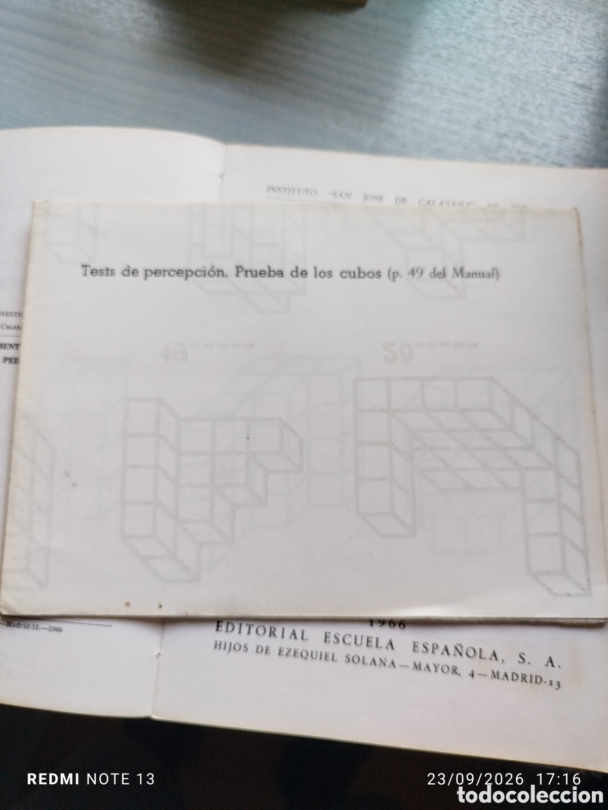 Libros de segunda mano: Manual de test para la escuela - Foto 4