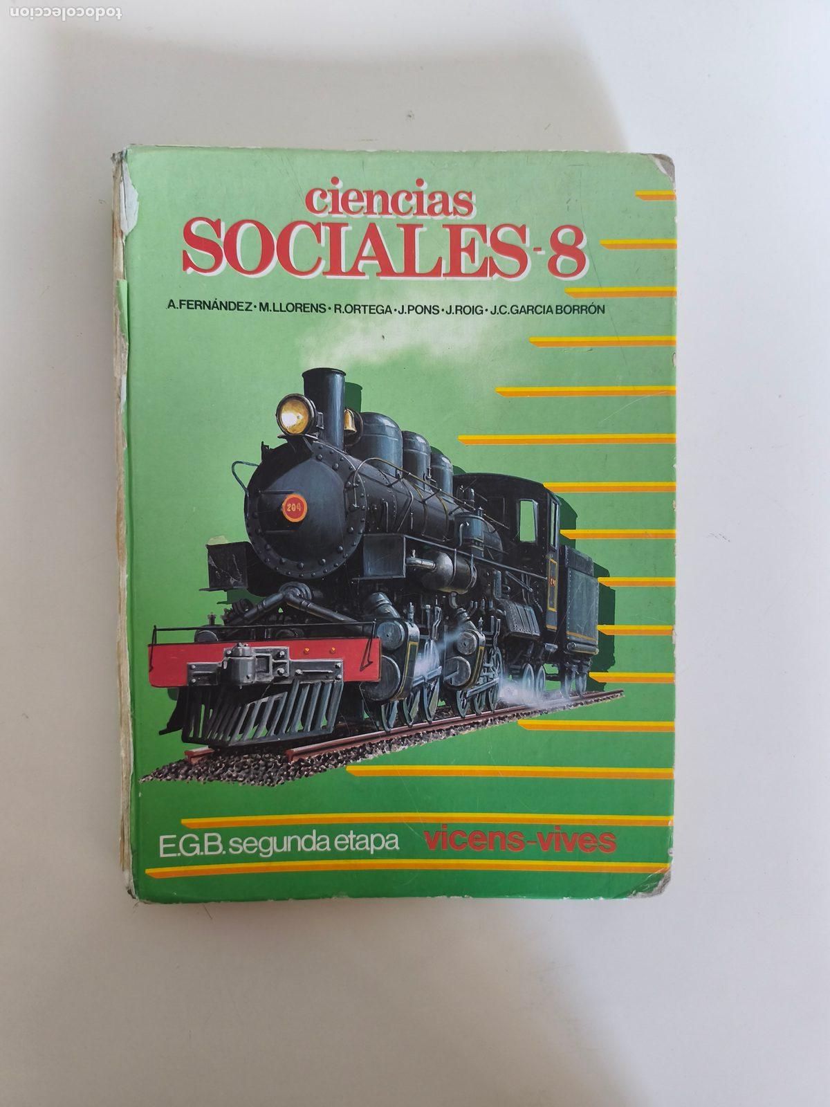 Libros de segunda mano: Ciencias sociales 8 EGB Vicens Vives
