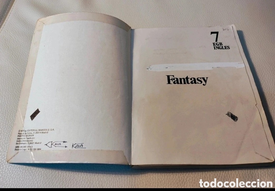 Libros de segunda mano: Libro ingl&eacute;s Fantasy EGB - Foto 2