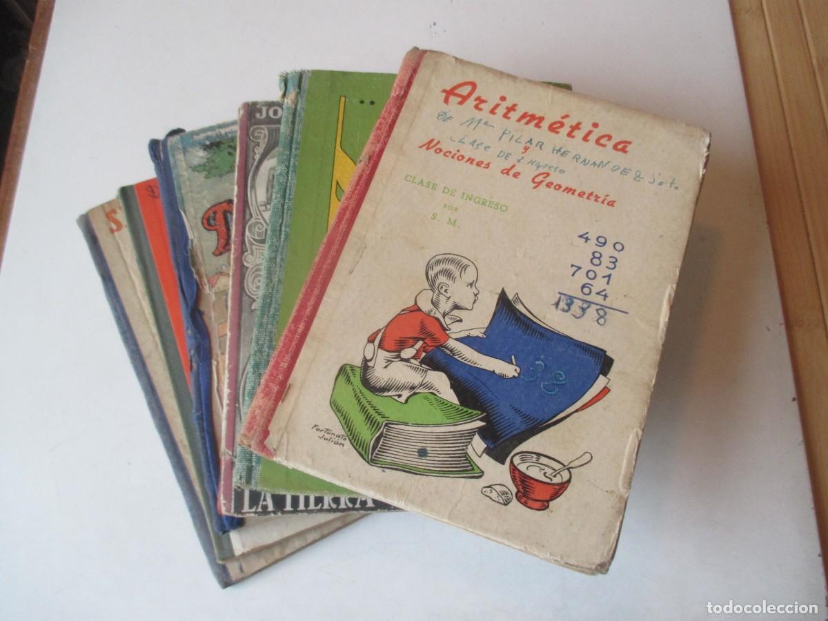 Libros de segunda mano: Lote de 7 libros de texto de escuela W42169