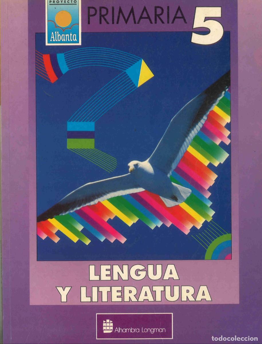 Libros de segunda mano: Lengua y Literatura 5 Primaria. Proyecto Albanta. 1994