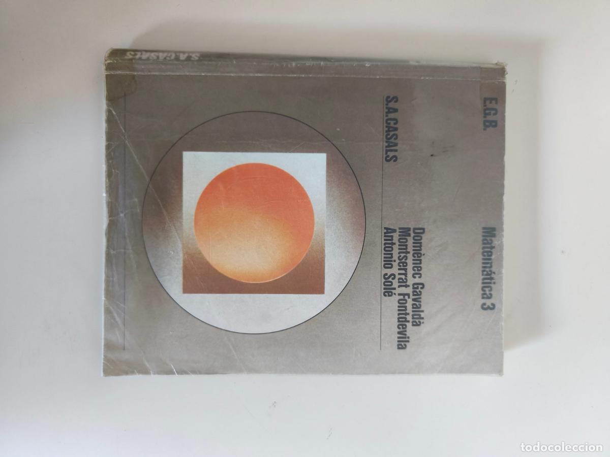 Libros de segunda mano: Libro Matem&aacute;ticas 3 EGB Casals - Foto 1