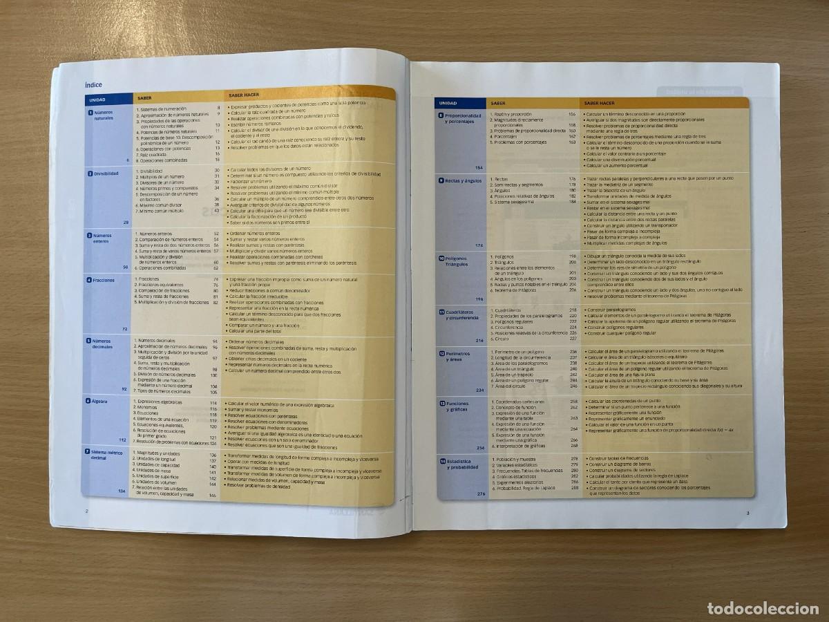 Libros de segunda mano: Matem&aacute;ticas 1 ESO Santillana - Foto 3