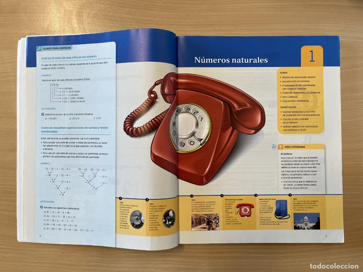 Libros de segunda mano: Matem&aacute;ticas 1 ESO Santillana - Foto 5