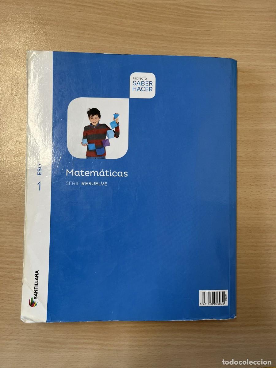 Libros de segunda mano: Matem&aacute;ticas 1 ESO Santillana - Foto 8