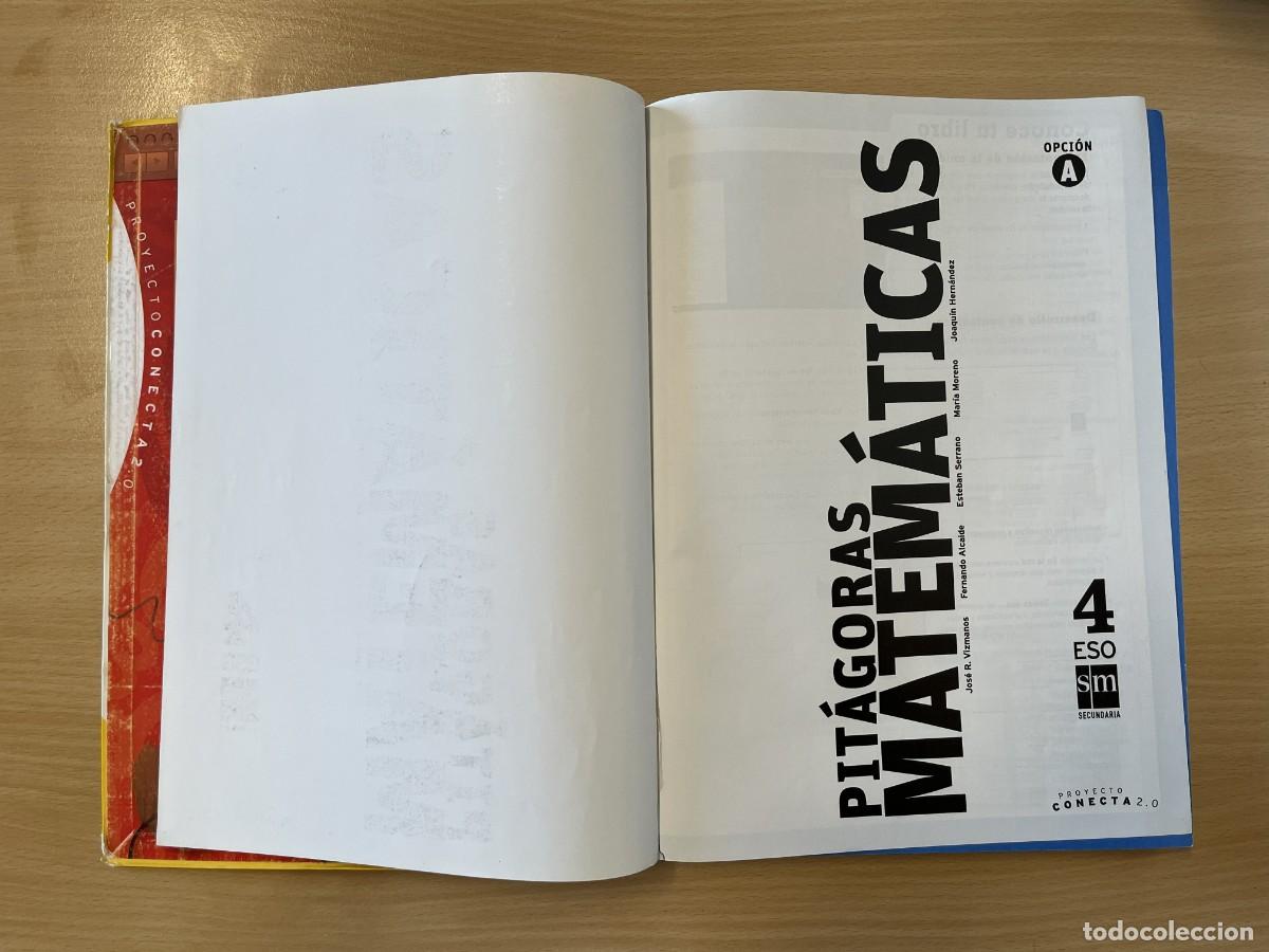 Libros de segunda mano: Matem&aacute;ticas 4 ESO Opci&oacute;n A SM - Foto 3