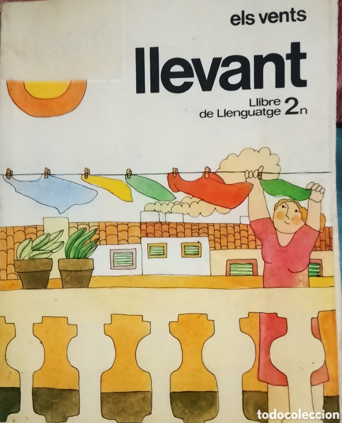 Libros de segunda mano: Libro &rdquo;Llevant Llenguatge&rdquo; 2n EGB Els Vents A&ntilde;os 80