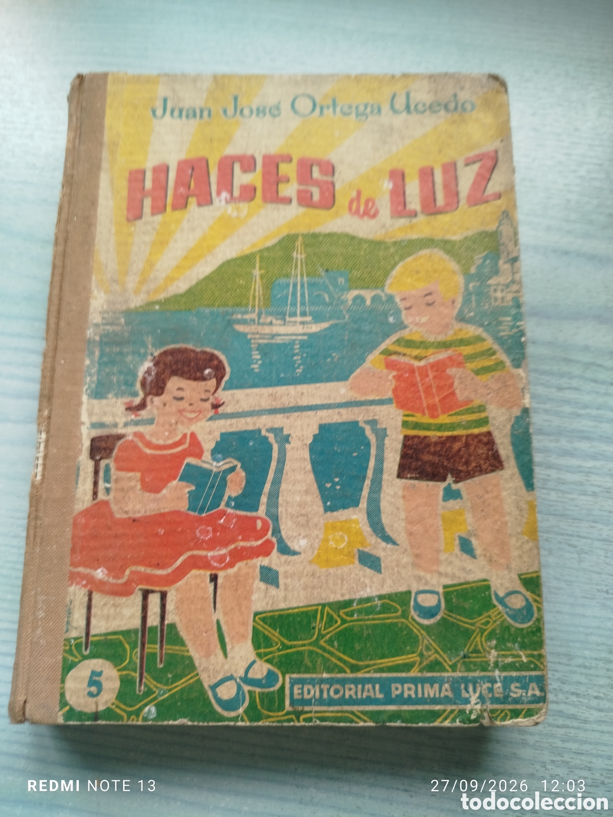 Libros de segunda mano: Libro escuela haces de luz 5
