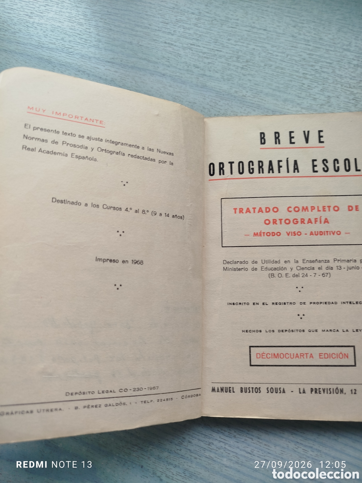 Libros de segunda mano: Breve ortograf&iacute;a escolar - Foto 3