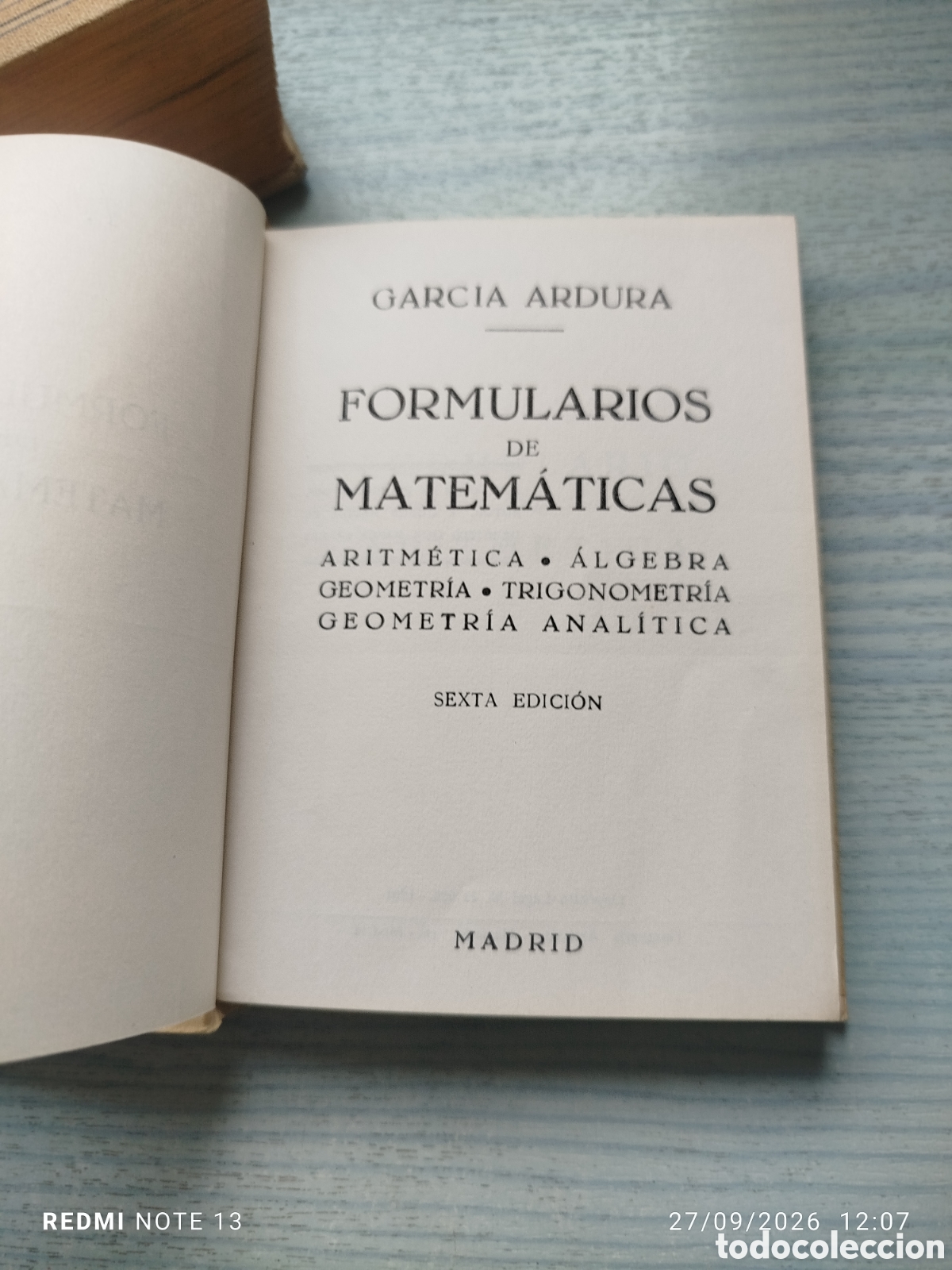 Libros de segunda mano: Formulario de matem&aacute;ticas - Foto 3