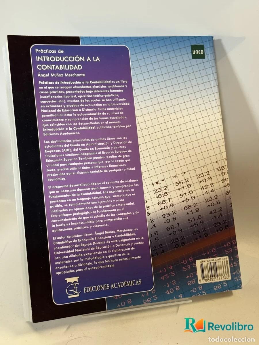 Libros de segunda mano: Pr&aacute;cticas de Introducci&oacute;n a la Contabilidad - &Aacute;ngel Mu&ntilde;oz Merchante - Foto 2