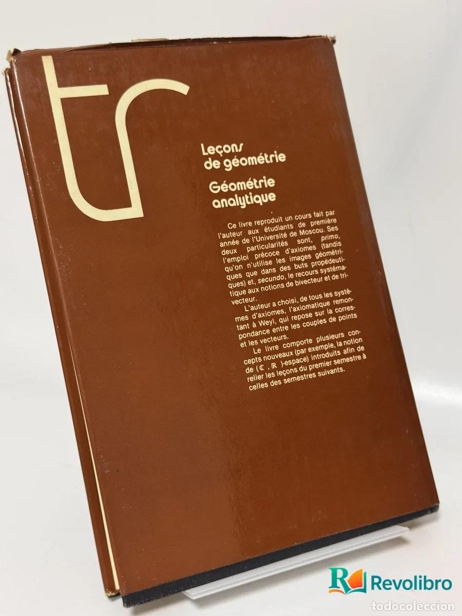 Libros de segunda mano: Le&ccedil;ons de g&eacute;om&eacute;trie - M. Postnikov - Foto 3