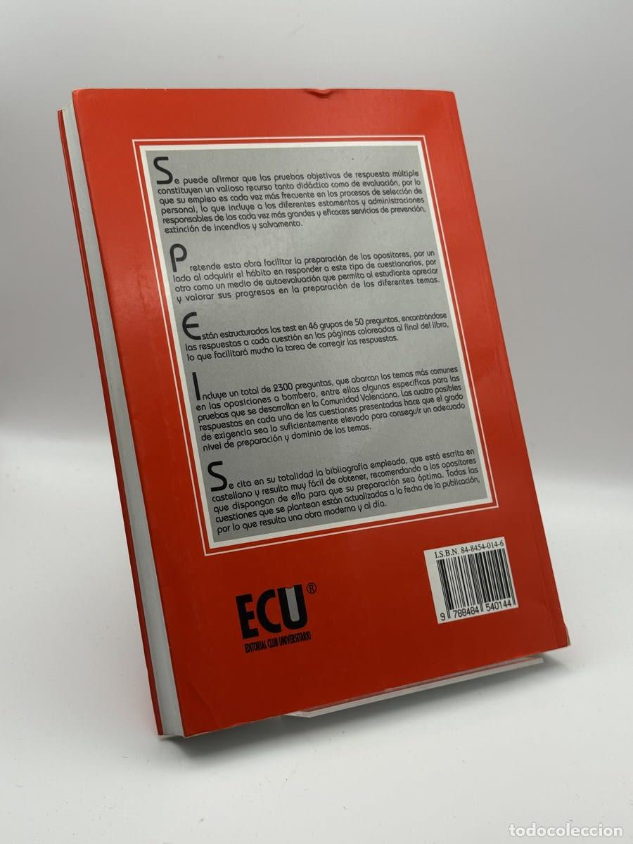Libros de segunda mano: Test para la preparaci&oacute;n de bomberos - Pedro Cabanes Santos - Foto 2