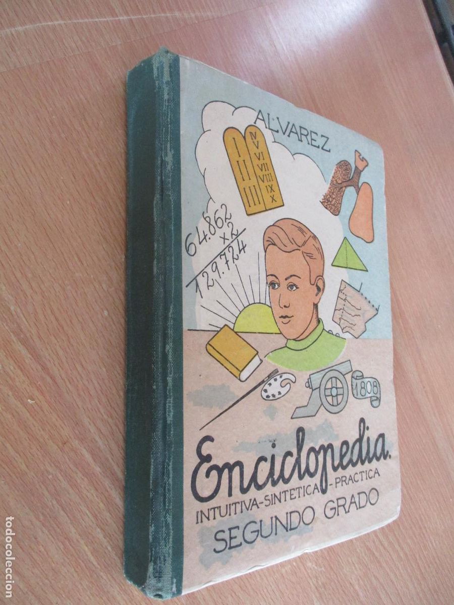 Libros de segunda mano: &Aacute;LVAREZ- ENCICLOPEDIA, SEGUNDO GRADO-MI&Ntilde;ON, 1958- VALLADOLID