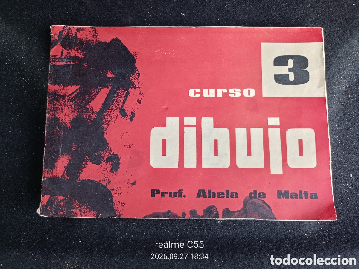Libros de segunda mano: LIBRO DE DIBUJO 3 BACHILLER, PROF. ABELA DE MALTA, EDITORIAL COSMOS