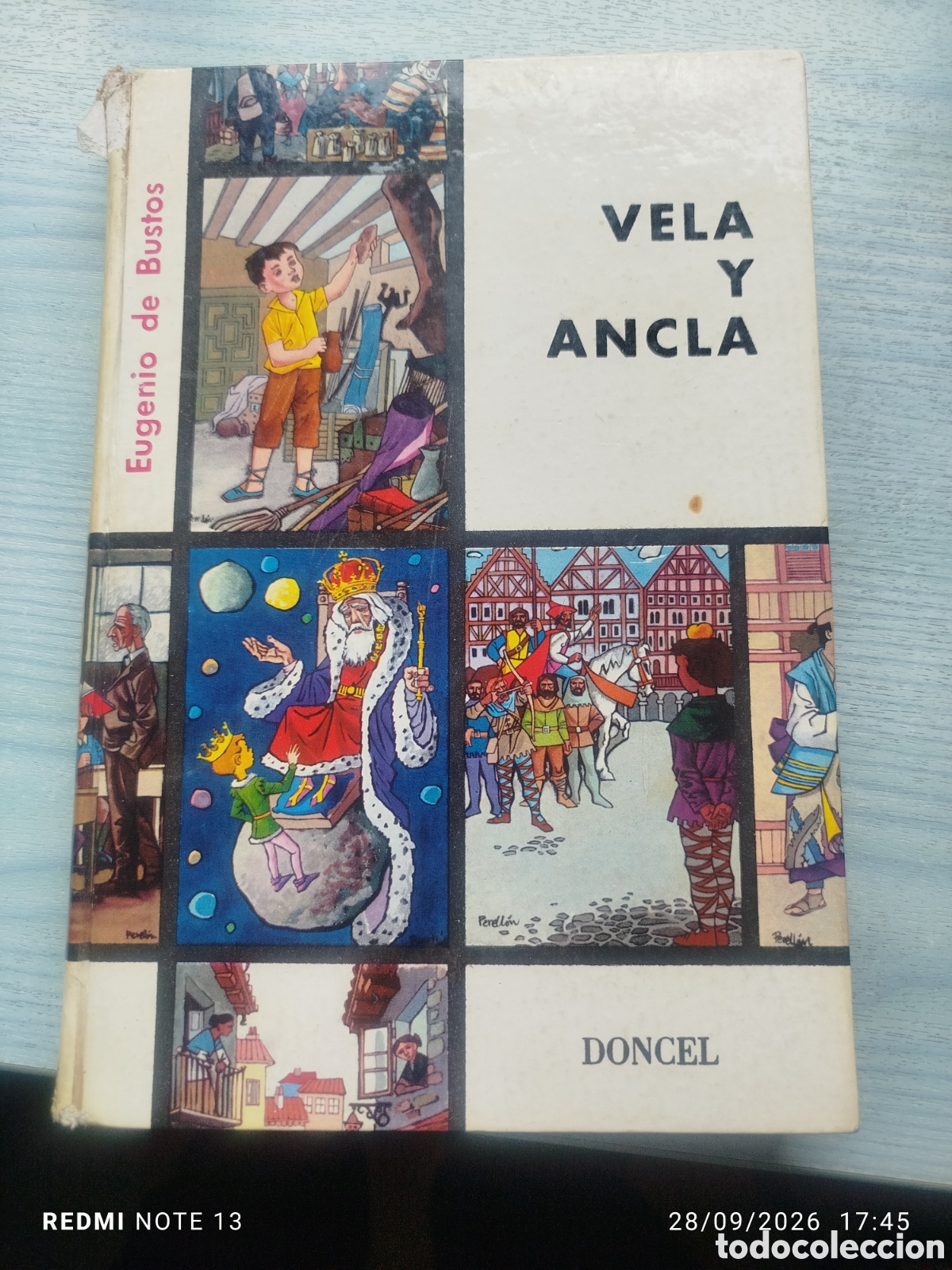 Libros de segunda mano: Vela y ancla doncel.libro rscuela