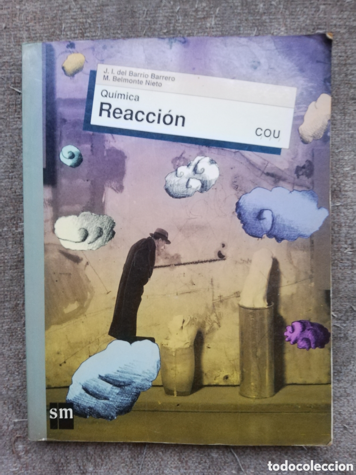 Libros de segunda mano: Reacci&oacute;n. Qu&iacute;mica COU. J. I. del Barrio Barrero y M. Belmonte Nieto. Editorial SM