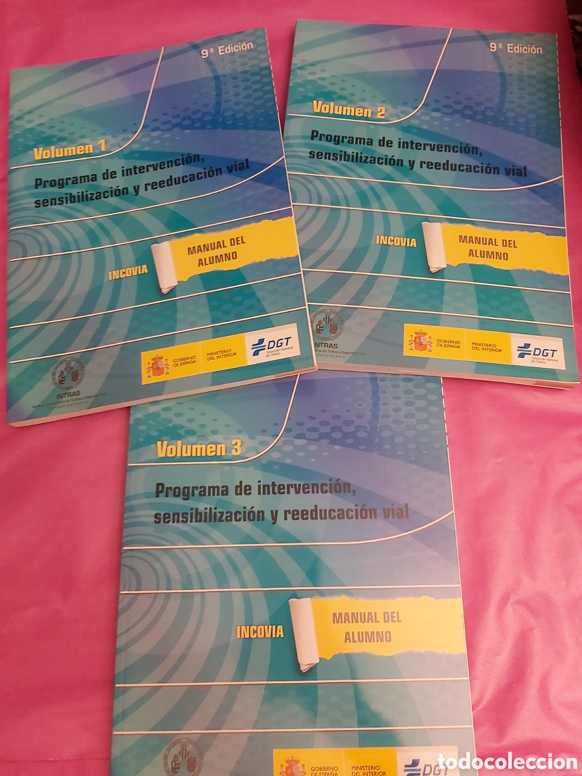 Libros de segunda mano: PROGRAMA DE INTERVENCI&Oacute;N, SENSIBILIZACI&Oacute;N Y REEDUCACION VIAL 3 VOL&Uacute;MENES INCOVIA DGT MANUAL ALUMNO