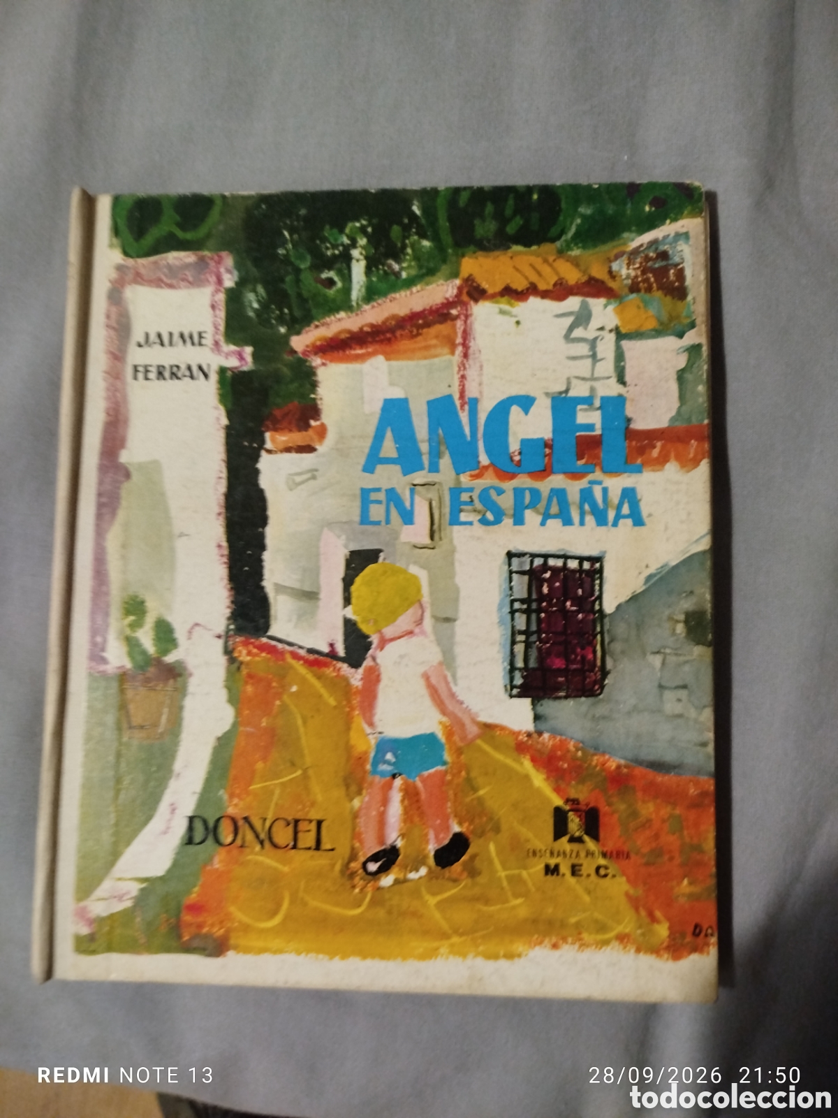 Libros de segunda mano: Angel en espa&ntilde;a.doncel.libro colegio 1960 - Foto 5