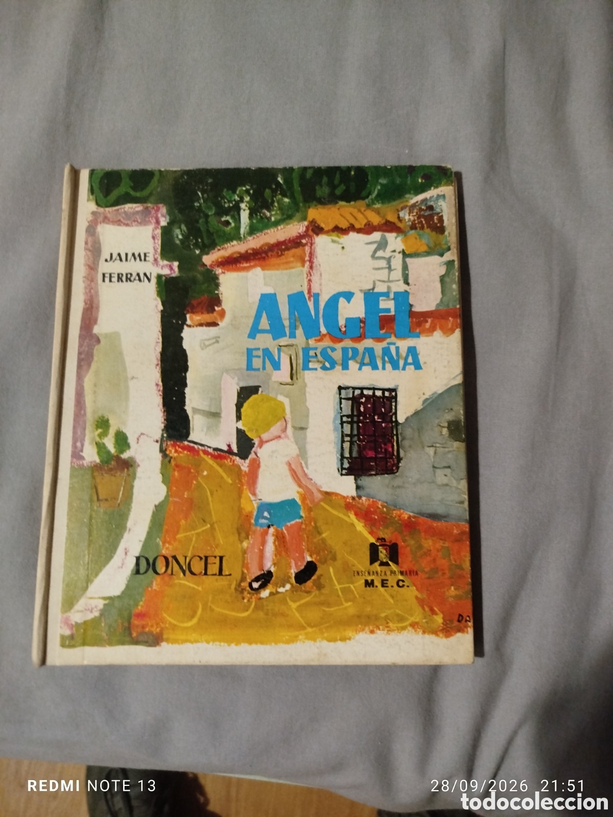 Libros de segunda mano: Angel en espa&ntilde;a.doncel.libro colegio 1960 - Foto 6