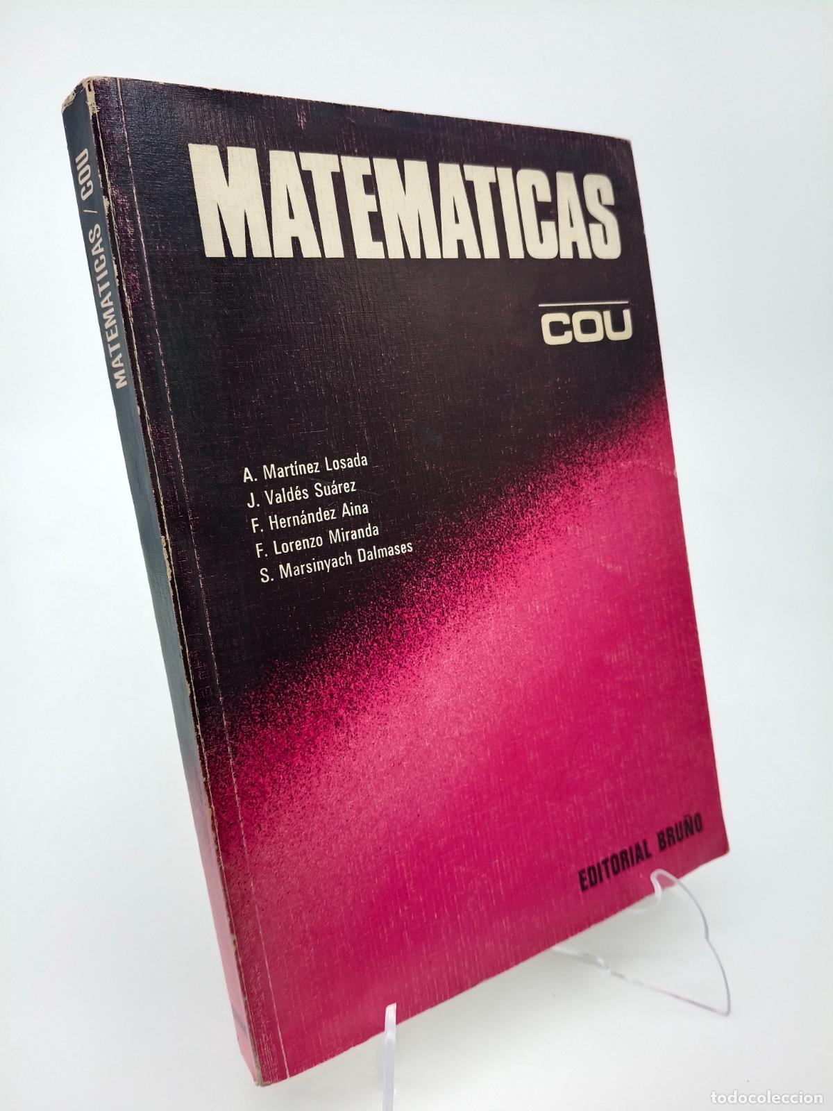 Libros de segunda mano: Matem&aacute;ticas cou bru&ntilde;o - Libro de texto - Foto 1