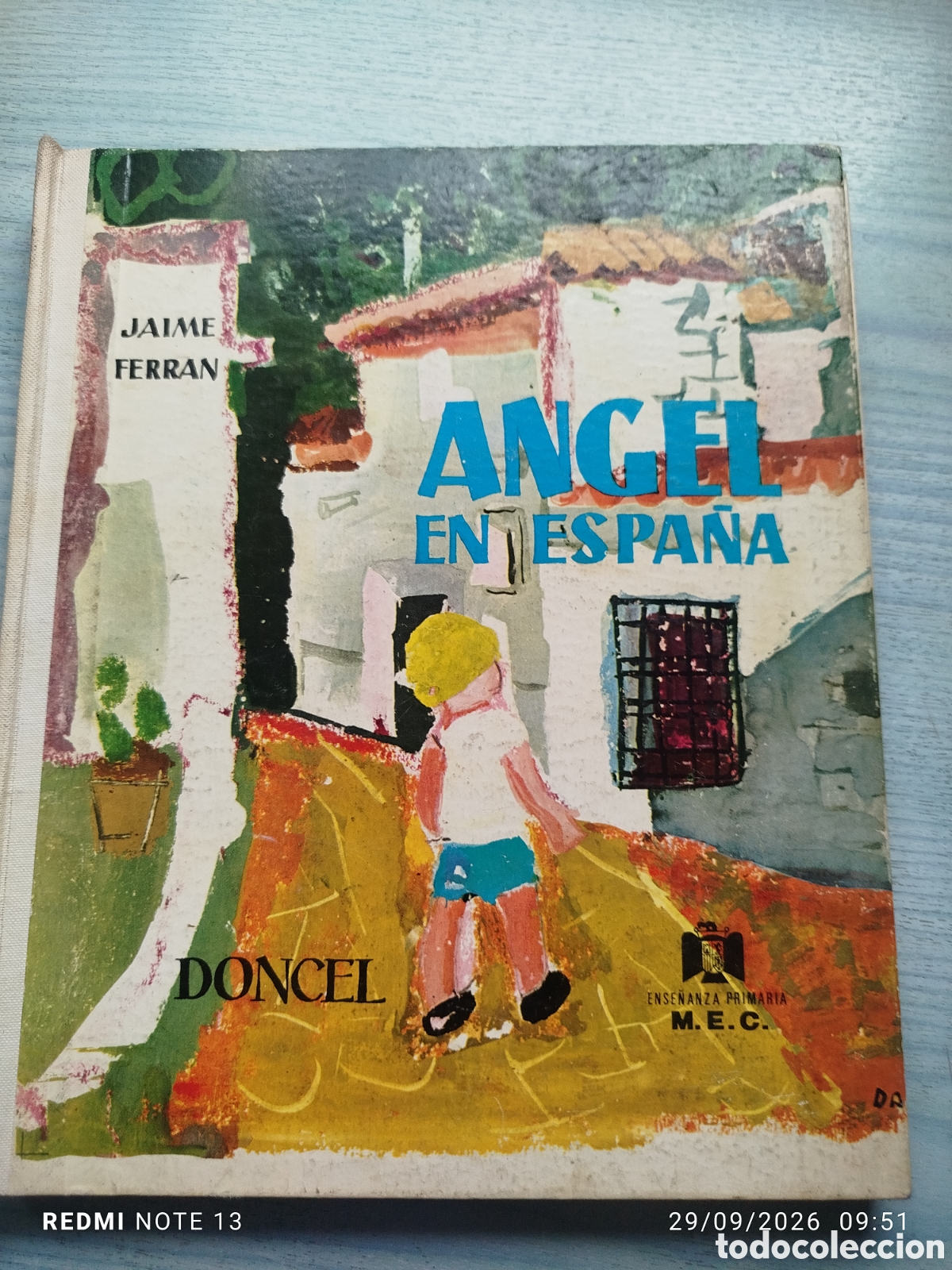 Libros de segunda mano: Angel en espa&ntilde;a.doncel.libro colegio 1960 - Foto 1