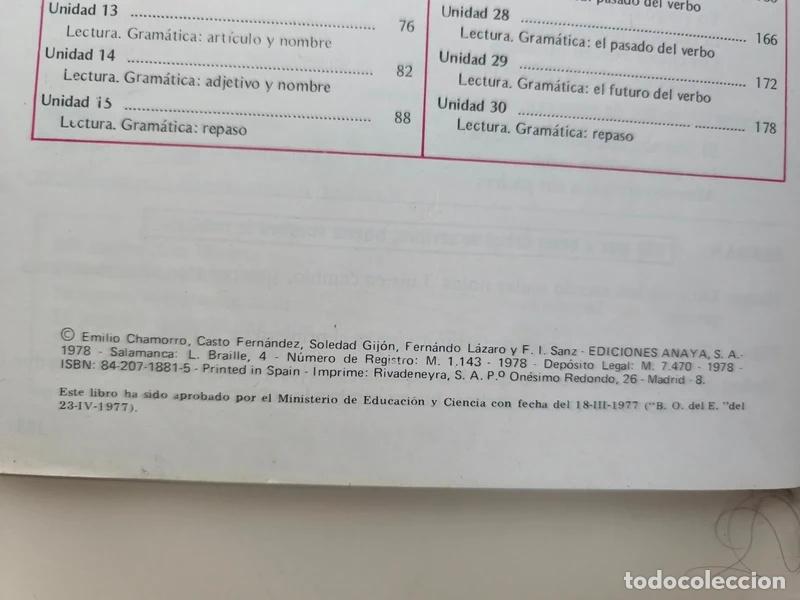 Libros de segunda mano: Libro Lengua Espa&ntilde;ola 3 EGB Anaya 1978 - Foto 3