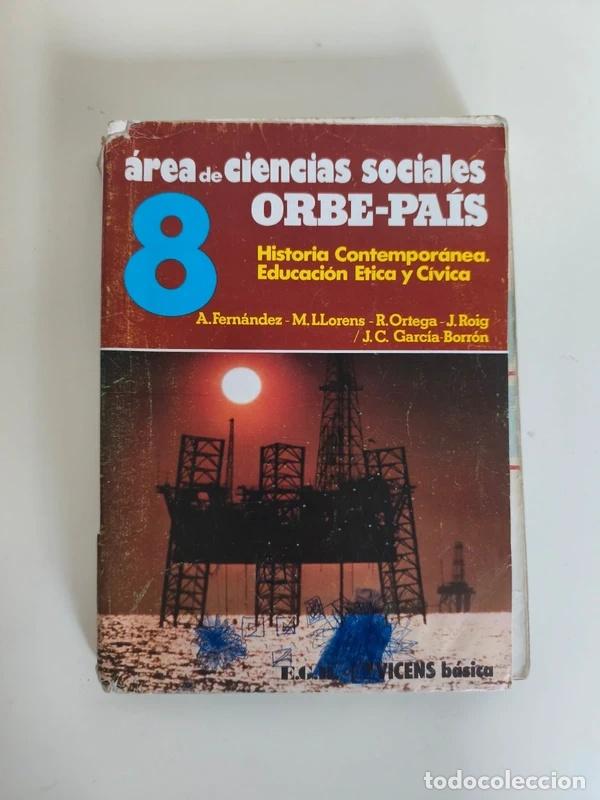 Libros de segunda mano: Libro &aacute;rea de ciencias sociales EGB Vicens Vives 1983