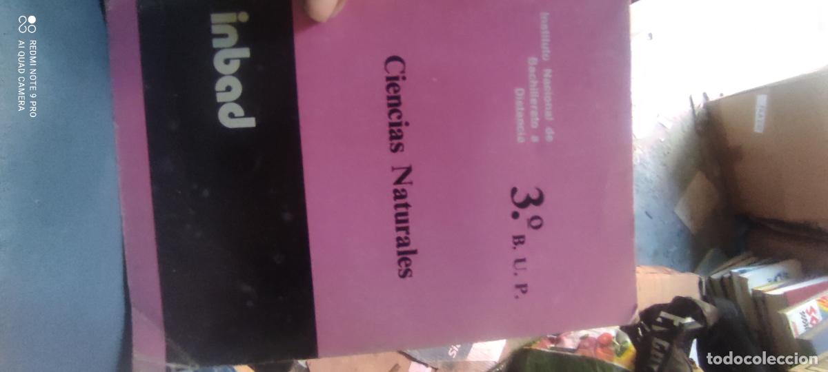 Libros de segunda mano: Ciencias naturales. 3&deg; BUP. INBAD 1990 l