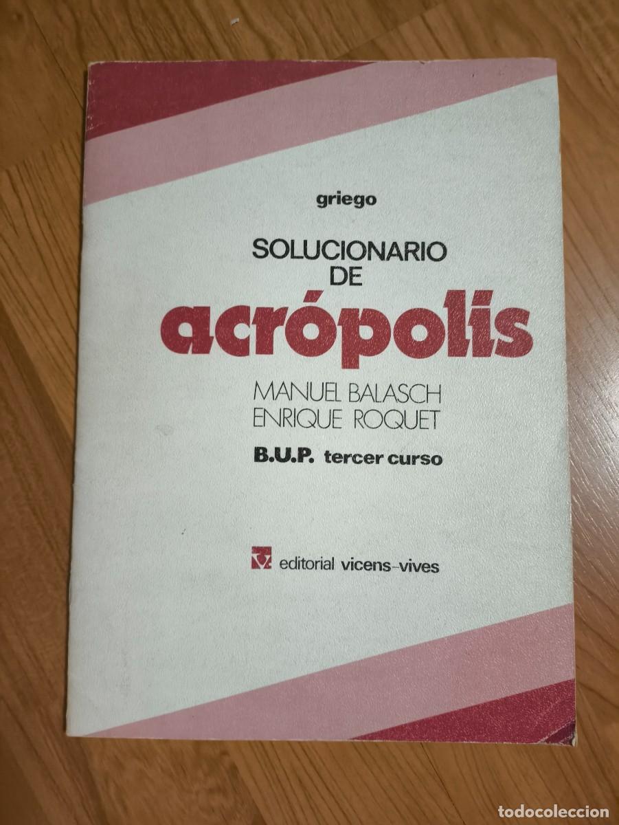 Libros de segunda mano: Acr&oacute;polis Griego- Solucionario