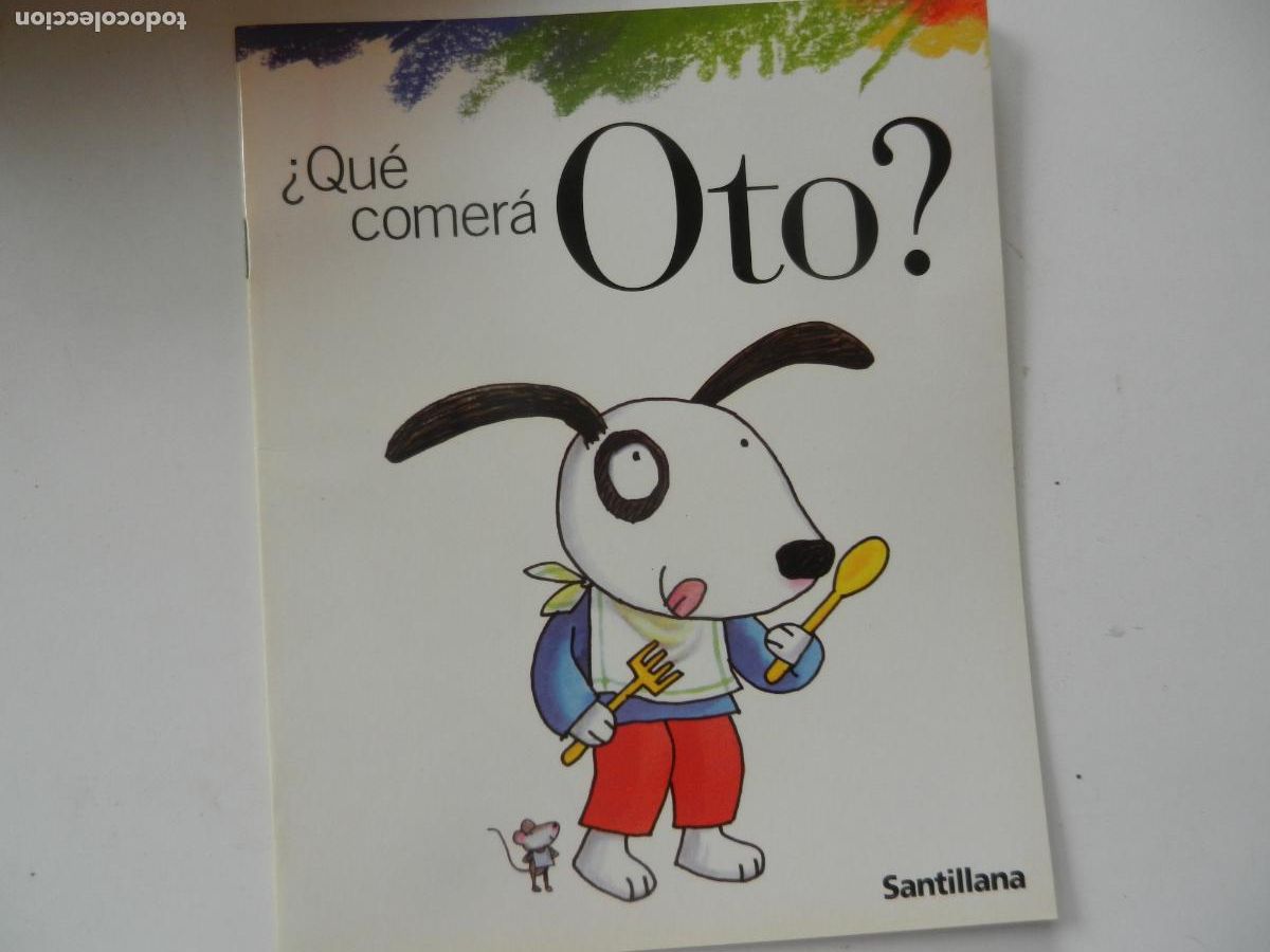 Libros de segunda mano: &iquest;QUE COMER&Aacute; OTO? , CUADERNILLO SANTILLANA ,2002 &bull; ILUS. Teresa Novoa EDUCACION INFANTIL