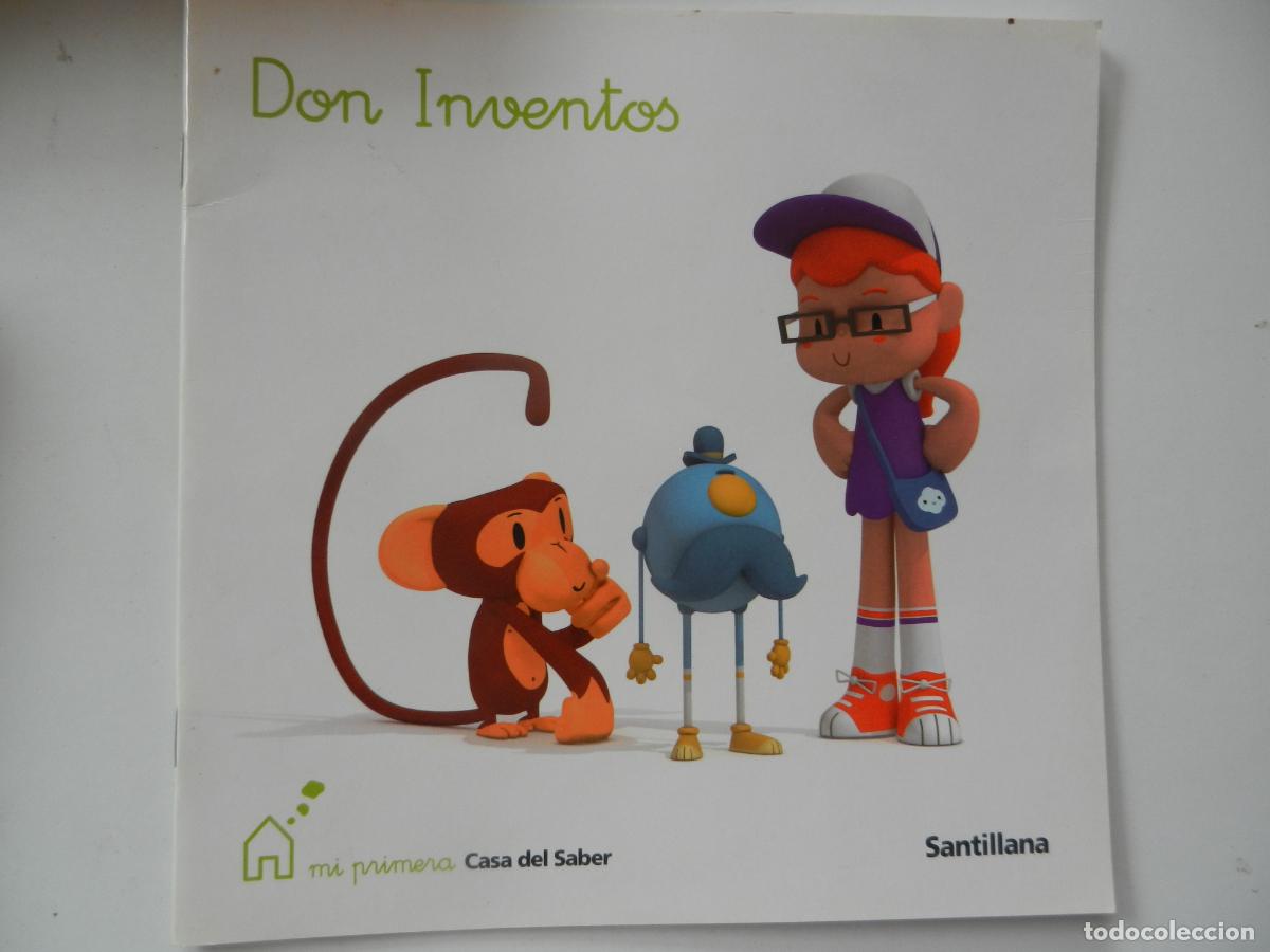 Libros de segunda mano: DON INVENTOS - MI PRIMERA CASA DEL SABER - SANTILLANA - EDUCACION INFANTIL