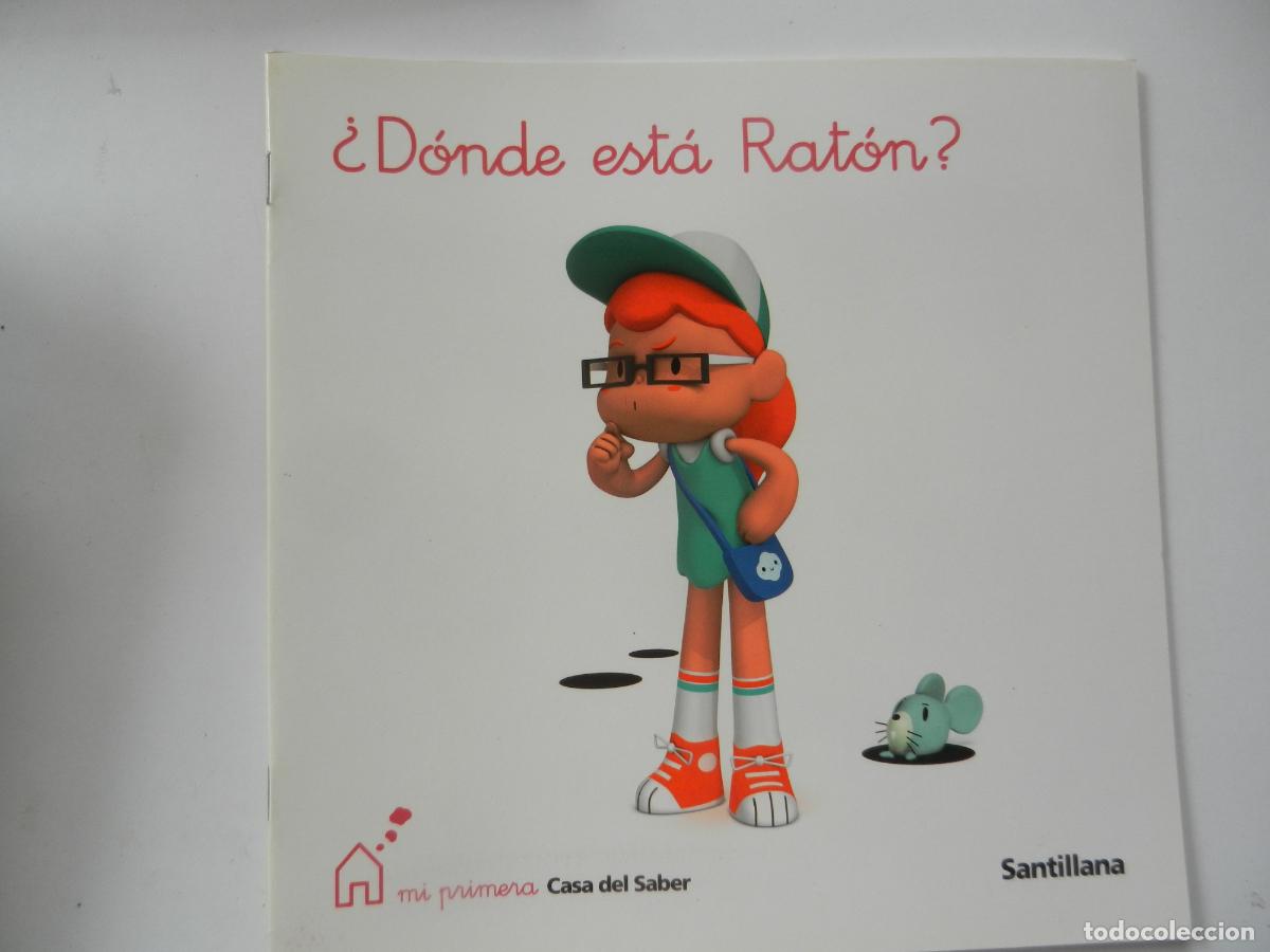 Libros de segunda mano: &iquest;DONDE EST&Aacute; EL RAT&Oacute;N ? - MI PRIMERA CASA DEL SABER - SANTILLANA - EDUCACION INFANTIL- 2009
