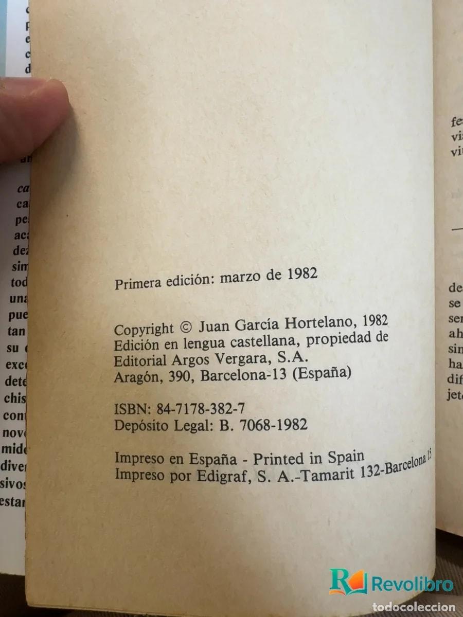 Libros de segunda mano: Gramatica parda - 1&ordf; edici&oacute;n - Juan Garc&iacute;a Hortelano - Foto 3