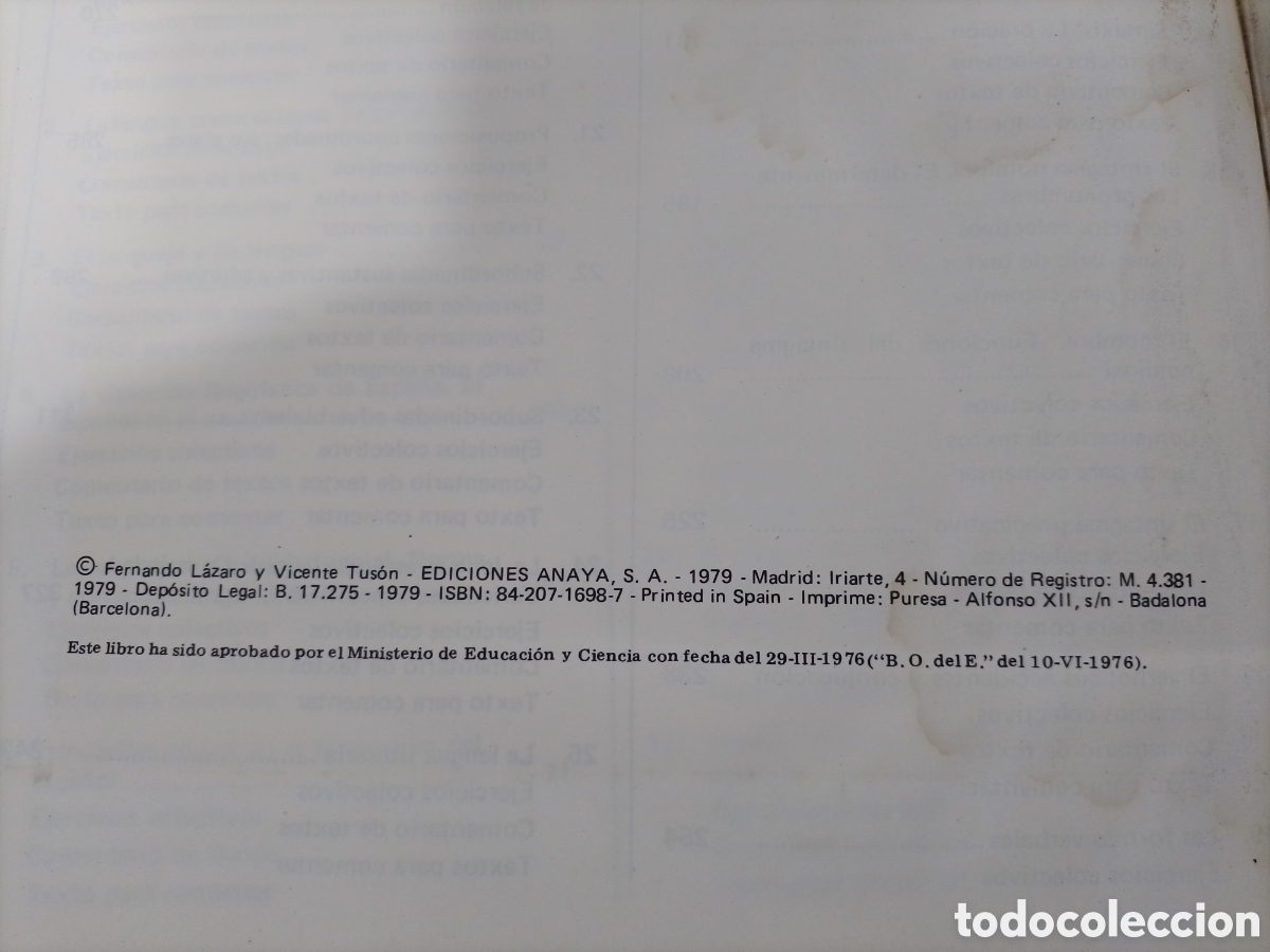 Libros de segunda mano: Lengua espa&ntilde;ola 1 - Anaya. - Foto 3