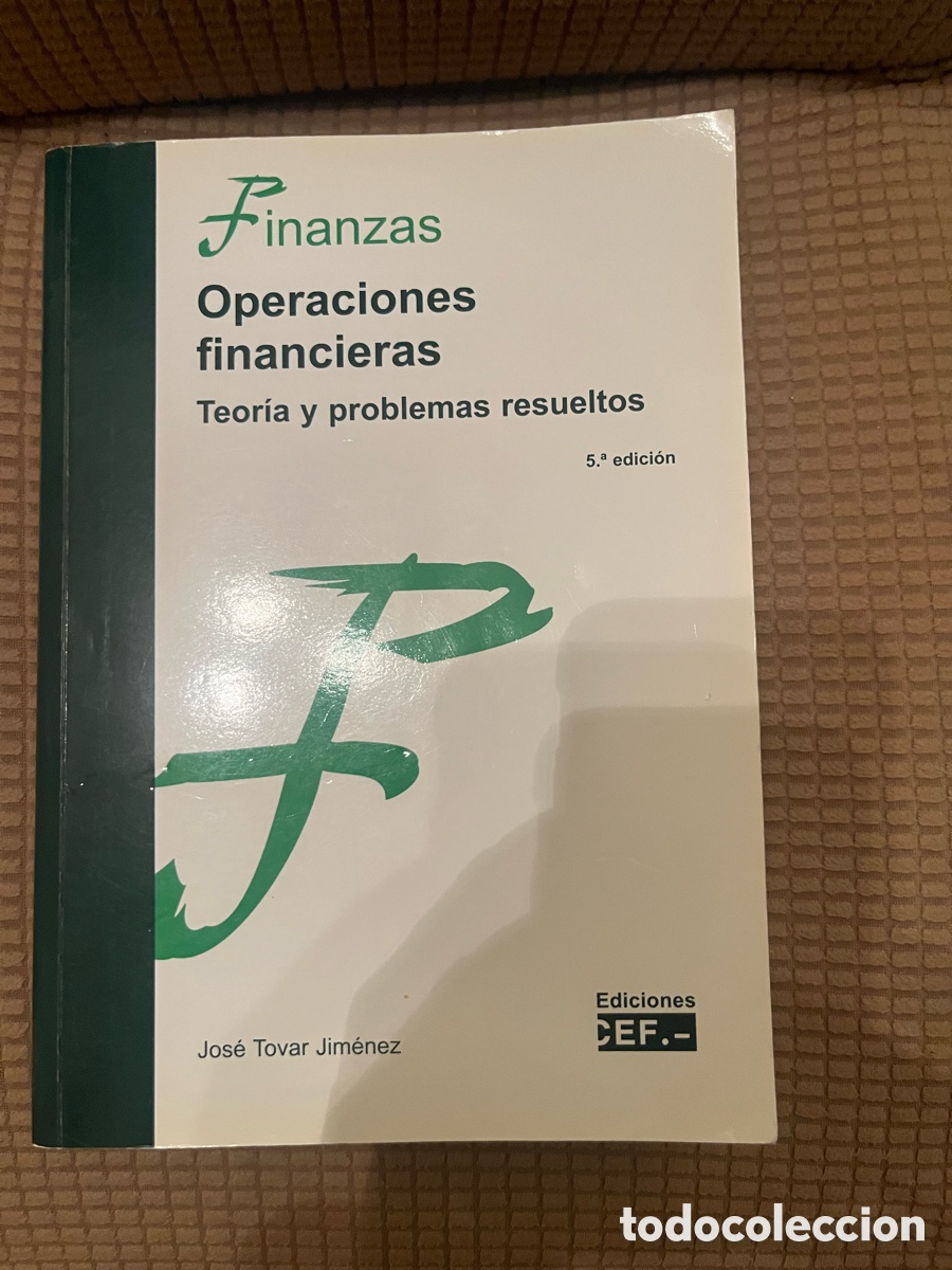 Libros de segunda mano: FINANZAS OPERACIONES FINANCIEROS teor&iacute;a y problemas resueltos