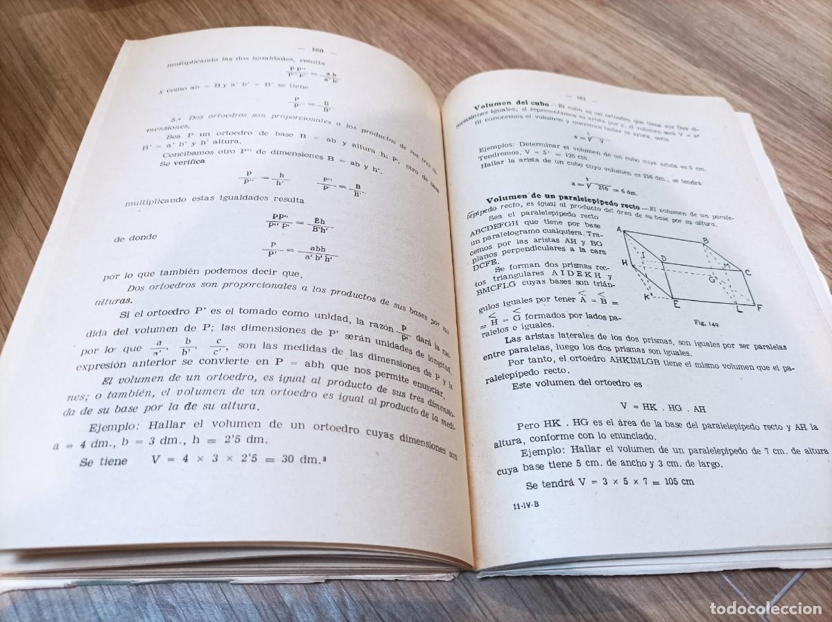 Libros de segunda mano: MATEMATICAS CUARTO CURSO DE BACHILLERATO 1958 - DANIEL MORALES LOPEZ - Foto 4