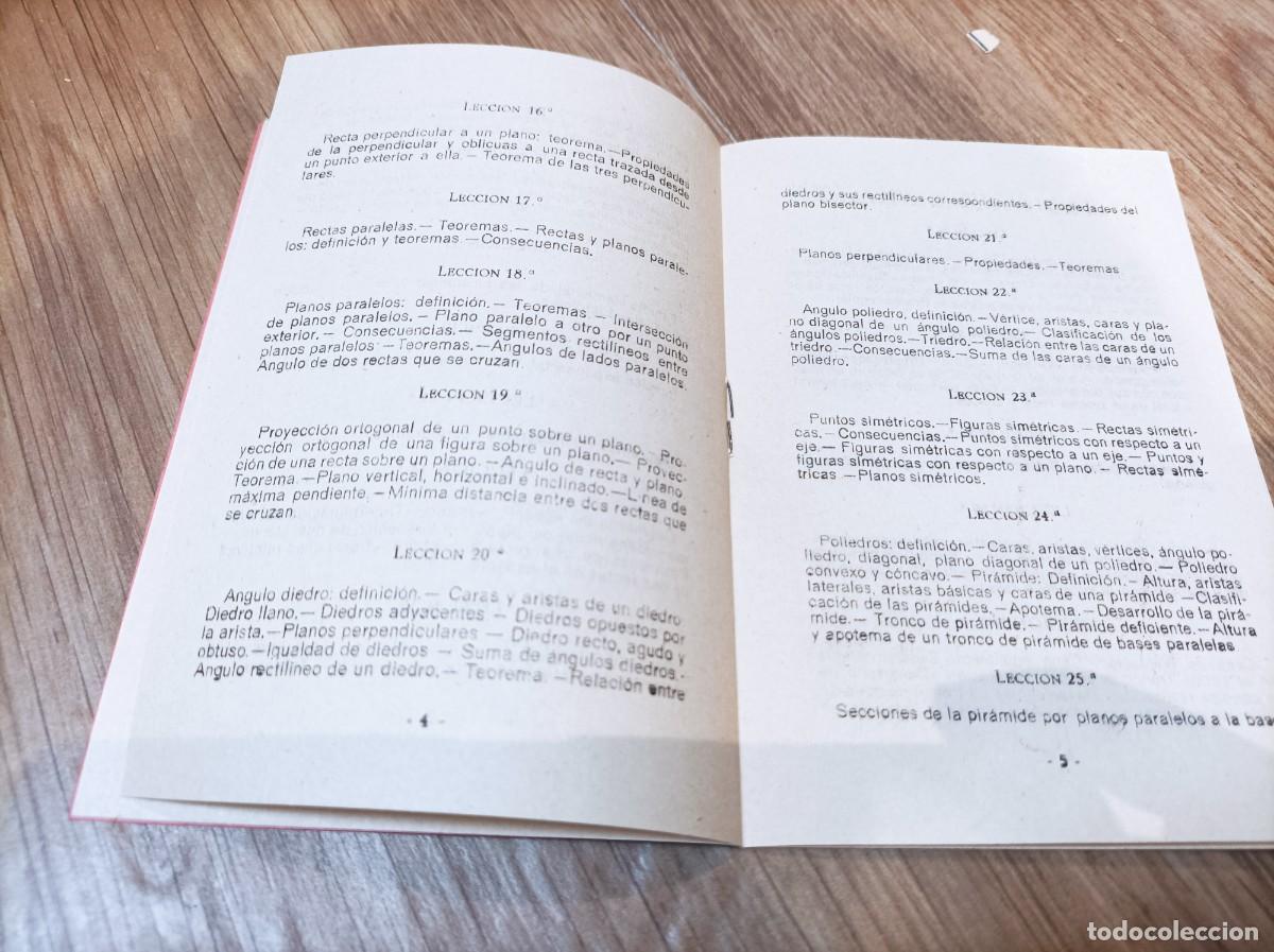 Libros de segunda mano: MATEMATICAS CUARTO CURSO DE BACHILLERATO 1958 - DANIEL MORALES LOPEZ - Foto 9
