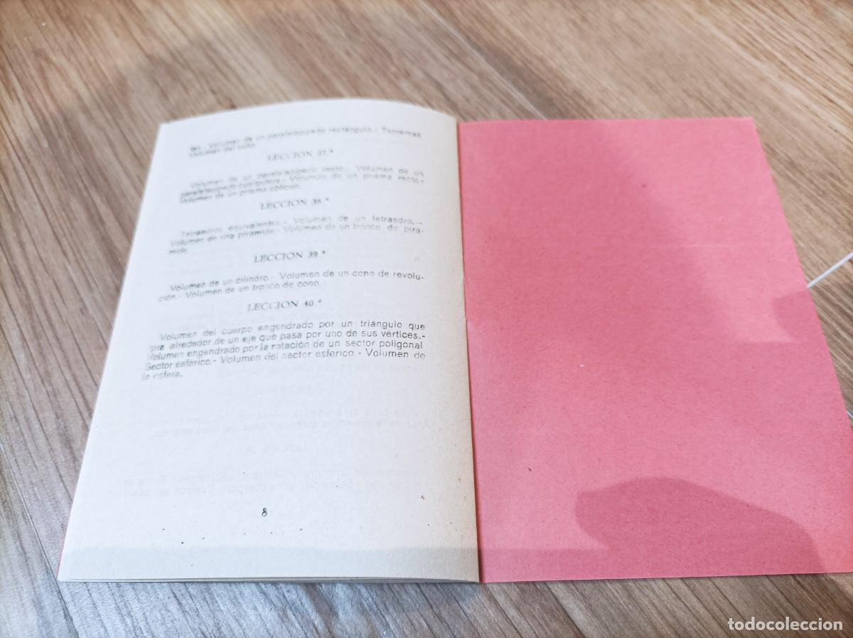 Libros de segunda mano: MATEMATICAS CUARTO CURSO DE BACHILLERATO 1958 - DANIEL MORALES LOPEZ - Foto 11