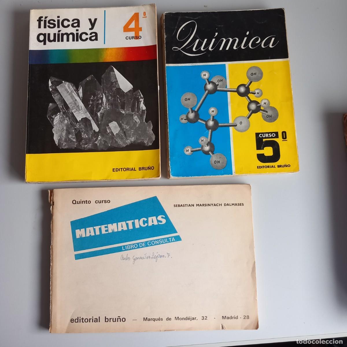 Libros de segunda mano: Lote de libros de texto de Ed. Bru&ntilde;o