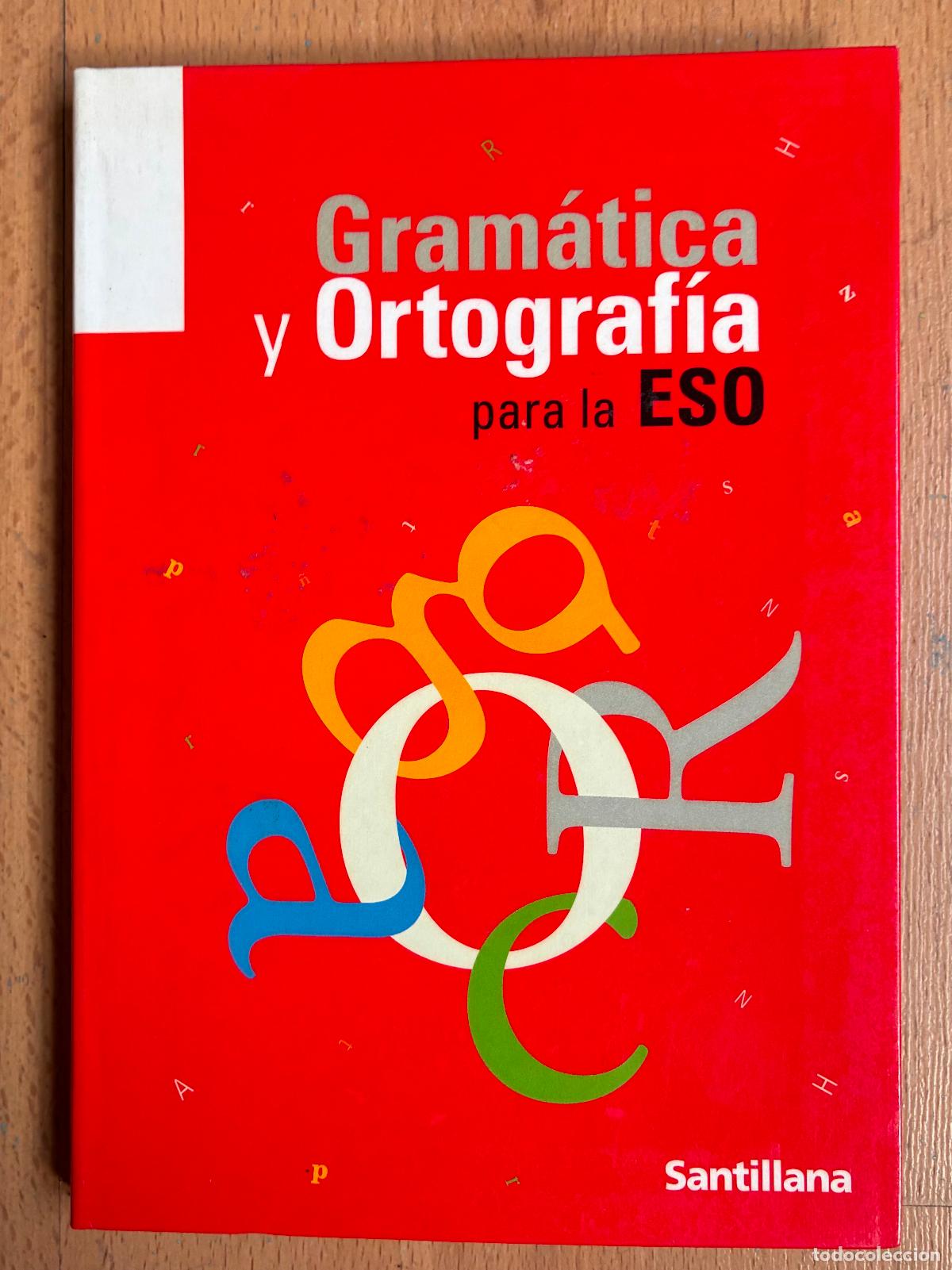 Libros de segunda mano: GRAMATICA Y ORTOGRAFIA PARA LA ESO, Santillana