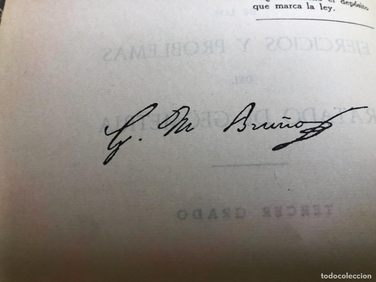 Libros de segunda mano: Solucionario Geometr&iacute;a Tercer Grado Ediciones Bru&ntilde;o 1958 ejercicios y problemas - Foto 7
