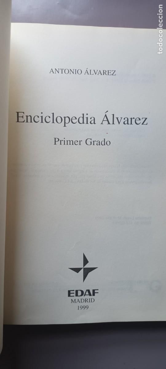 Libros de segunda mano: ENCICLOPEDIA ALVAREZ / PRIMER GRADO - - Foto 2