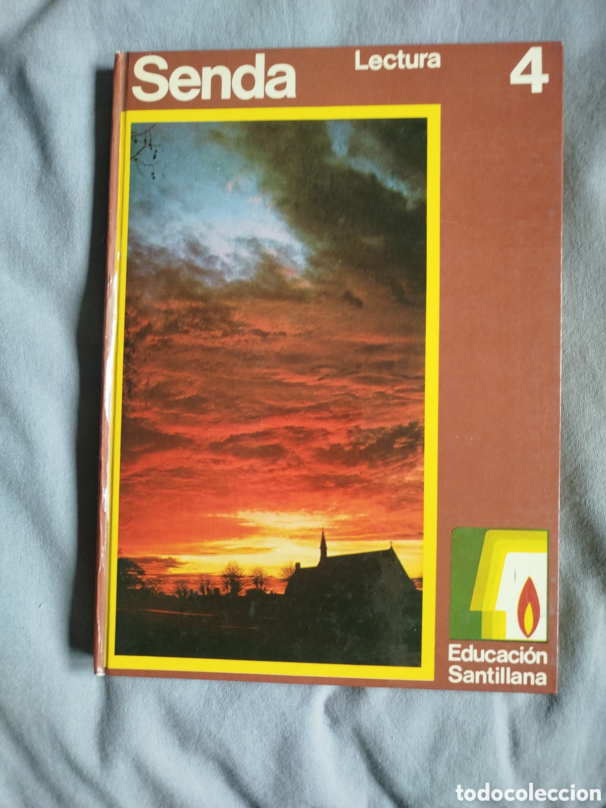 Libros de segunda mano: Libro lectura senda 4 Santillana 1971