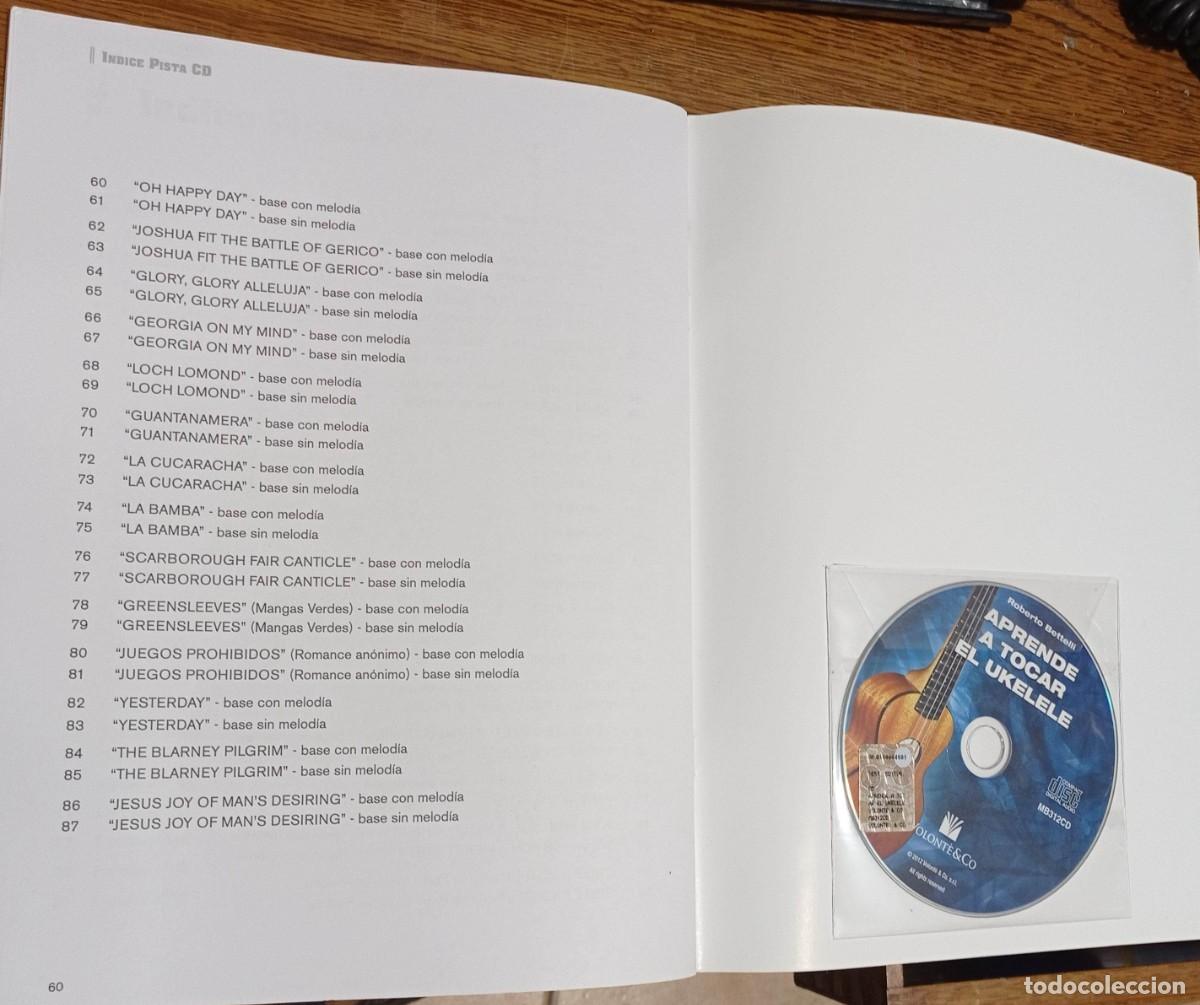 Libros de segunda mano: APRENDER A TOCAR EL UKELELE - METODO FAC&Iacute;L- ROBERTO BETTELLI - CON CD - Foto 3