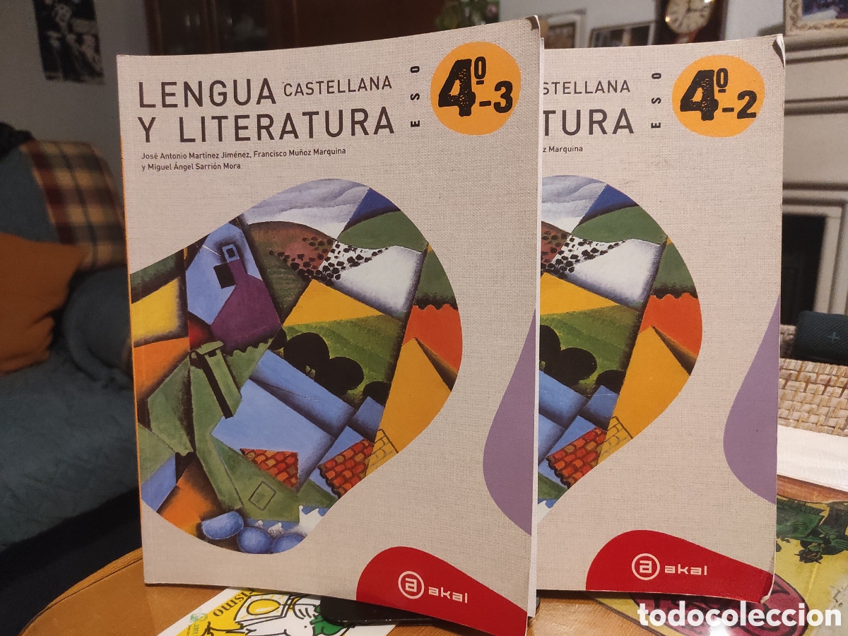 Libros de segunda mano: Lengua castellana y literatura 4&ordm; ESO. Jos&eacute; Antonio Mart&iacute;nez Jim&eacute;nez. 4&deg;2 y 3