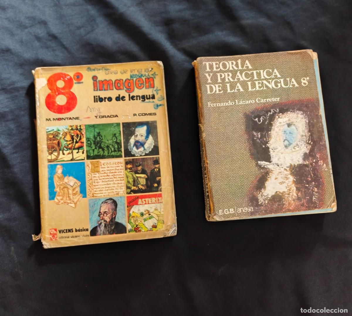 Libros de segunda mano: 2 libros de lengua 8&ordm; de EGB